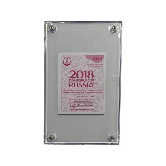 2018 PELE Legends World Cup Panini Stickers #668 Foil Pink Back BRASIL - Picture 7 of 8